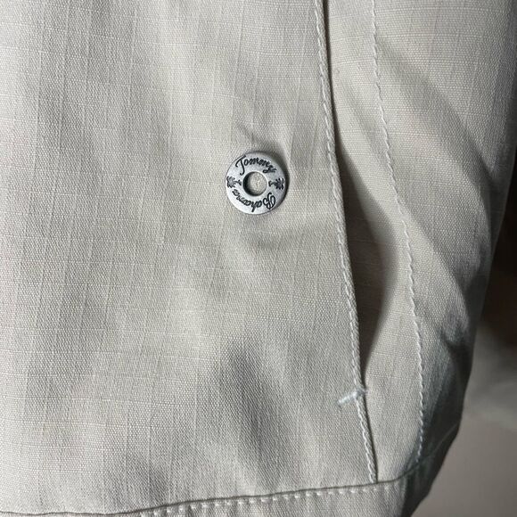 Tommy Bahama 100% Silk cream/ ivory Jacket Size L - Picture 7 of 7